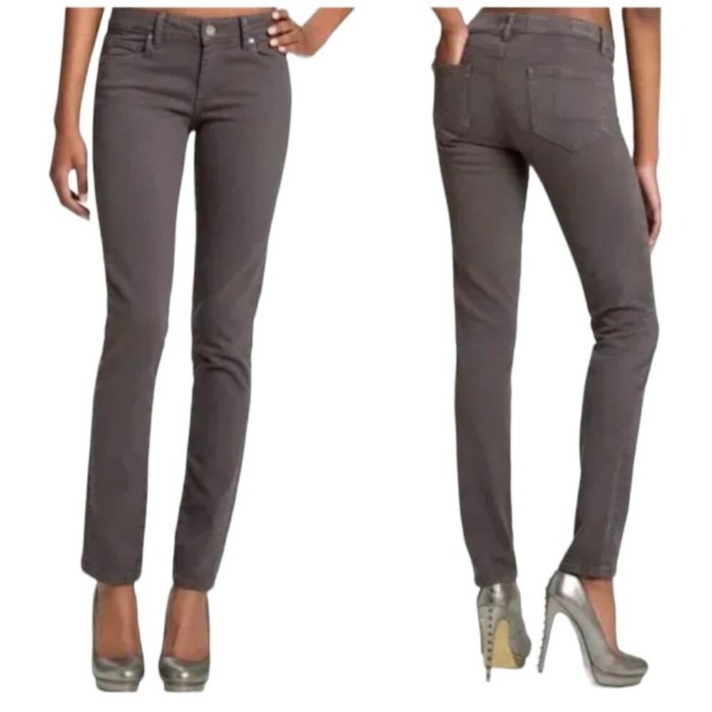 Paige Jeans  Women's Size 26 x L32  Lowrise Peg Skinny Jeans  Grey Wash Denim